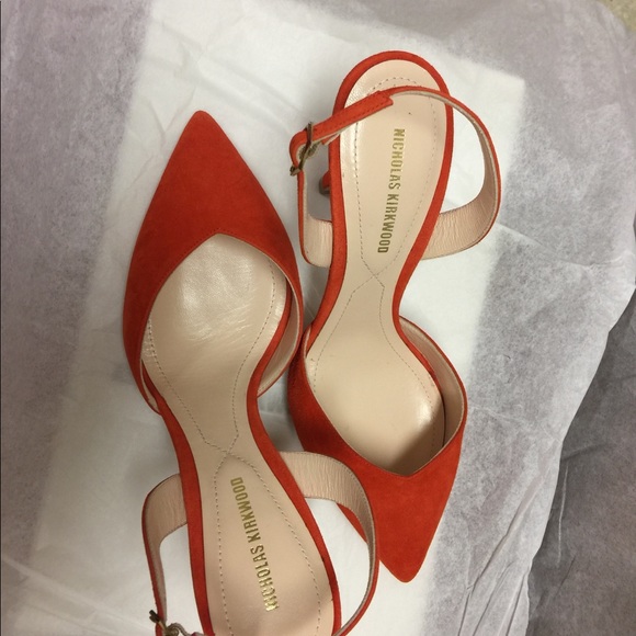 NiB NICHOLAS KIRKWOOD Penelope Pearl Slingback 38 - Picture 8 of 8